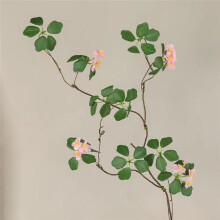 Imitation Guanyin Lotus Leaf Rattan Flower Arrangement and Landscaping with Meaning Long Withered Vine Ornaments B