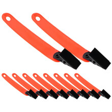 Orange Reflective Fluorescent PVC Trail Marker Clips