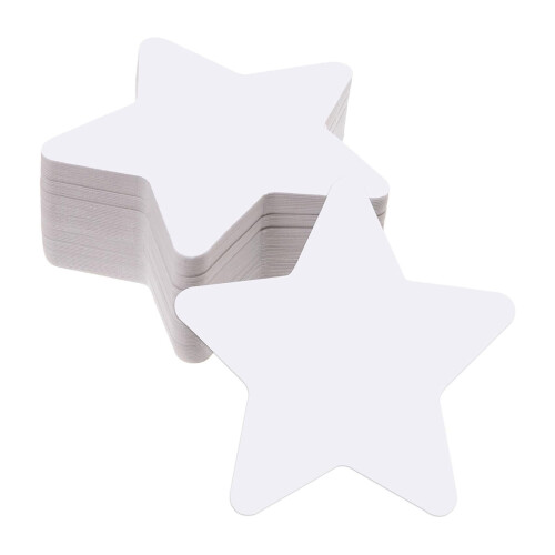 Star Paper Cutouts 3.5 Inch Five-Pointed 100 Pcs