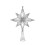 Christmas Tree Topper Gold Glitter Hollow Star 2