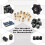 660 Pcs Brass Threaded Insert Nuts M2 M3 M4 M5 Female Thread Knurled Nut Inserts Embedment Nut for 3D Printing Part 5