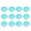 Anti-Slip Bath Grip Stickers 12 Pcs 1