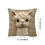 Alpaca Print Pillow Cover 18x18in 2
