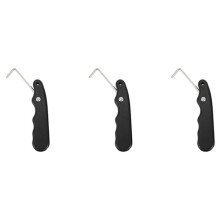3X Universal Practical for Figure Roller with Extended Hook Durable Ice Hockey Puller Handle Skate Lace Tightener