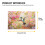 Absorbent Soft Placemats Non-Slip 6-Pack Hummingbird Peach 5