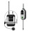 Sistema Microfonico Wireless UHF Microfono Lavalier e Indossabile A Doppia Testa per Eventi, Discorsi e Registrazioni A 7