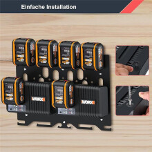 Multifunctional Wall Mount Bracket for Wickers 20V Battery WA3551 WX372 WA3867 3880 3883 WA3860 Charger