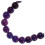 3X Sugilite Gemstone Round Beads 6mm 4