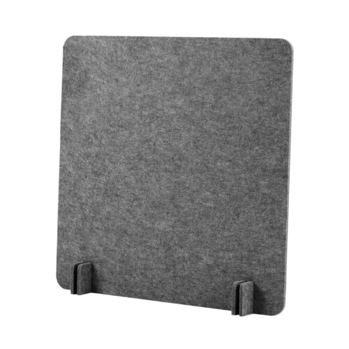 Acoustic Desk Divider Felt Privacy Panel Dark Gray 40x40 cm 2
