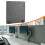 Acoustic Desk Divider Felt Privacy Panel Dark Gray 40x40 cm 7