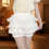 Underskirt Shorts Petticoat Lightweight White Lace Edging 6