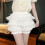 Underskirt Shorts Petticoat Lightweight White Lace Edging 7