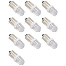 200 Pièces Séries BA9S 1895 H6W 53 57 Ampoules LED Baïonnette pour Lampe de Carte de Voiture 12V Blanc