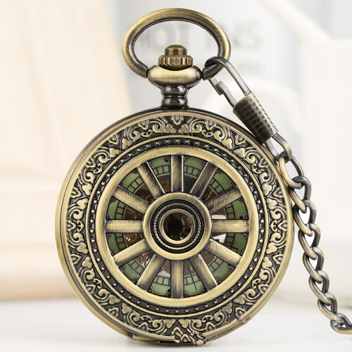 Hand-Winding Pocket Watch Mechanical Movement 4.5 cm 2