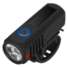 ABS Bicycle Light with 3 LEDs USB Rechargeable 3 Modes