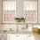 Gingerbread Man Kitchen Curtains Set White Rod Pocket 4