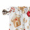 Gingerbread Man Kitchen Curtains Set White Rod Pocket 5
