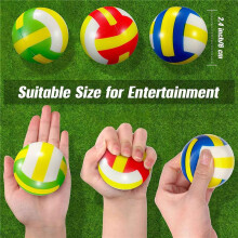 24 Pcs Volleyball Stress Balls Foam Sports Relief Stress Soft Small Volleyball Toys Gift Filler