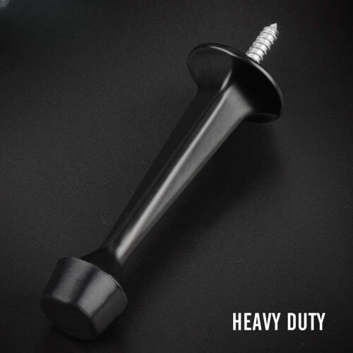 Heavy Duty Rigid Door Stopper with Soft Rubber Tip 12 Pack 2