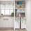 Eucalyptus Kitchen Curtains Valance & Tier Set Sage Green 6