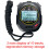 Digital Stopwatch Chronograph Black with 10 Tracks 3