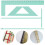 Bookbinding Positioner Ruler Plastic 1pc 7