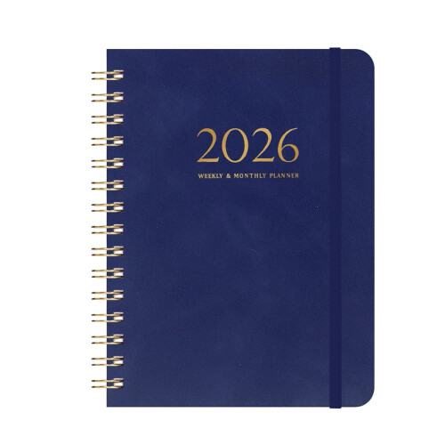 A5 Planner Faux Leather Hardcover 140 Sheets 1