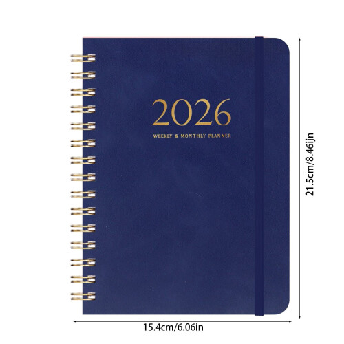 A5 Planner Faux Leather Hardcover 140 Sheets 2
