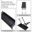 HOMEMAXS Guitar Foot Stool Heavy Duty Foldable Black 2