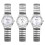 Women's Stainless Steel Elastic Strap Analog Quartz Watch 5