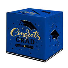 Porte-cartes de remise de diplômes pliable et tirelire pour la promotion de