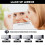 LED Projection Alarm Clock White 7.5 inch Dual Alarm 3