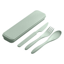 Travel Utensil Set with Case and Straw 12pc