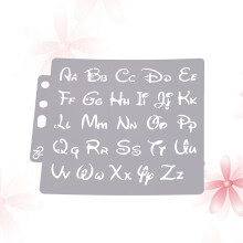 Calligraphy Stencil Art Template Reusable Set