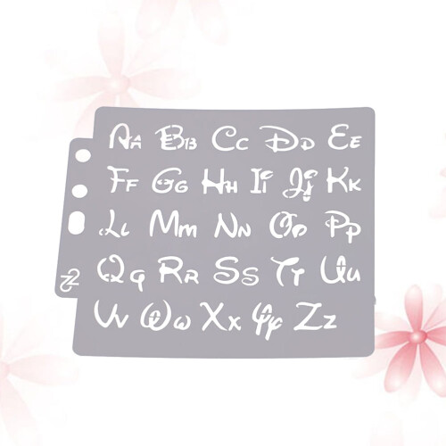 Calligraphy Stencil Art Template Reusable Set