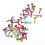 Patterned Mini Brads for Scrapbooking 8x15mm 50 or 100 6