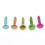 Patterned Mini Brads for Scrapbooking 8x15mm 50 or 100 7