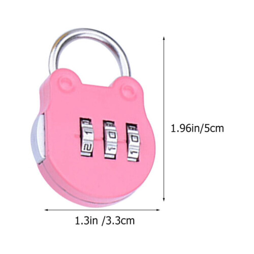 LEORX Luggage Combination Padlock Plastic 5 Pack 1