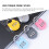 LEORX Luggage Combination Padlock Plastic 5 Pack 5