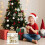 Frosted Sequin Christmas Balls Gold 18 pcs 5