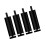 Black Adjustable Sofa Feet 15cm 4 Pcs 1