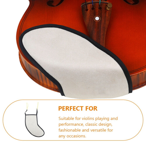 Cotton Violin Shoulder Cushion Black 1 Set 2