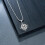 925 Sterling Silver Compass Necklace for Men 22+2 Inch 4