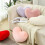 Coussin en peluche en forme de cœur (1 pièce) 1