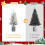 Pre-Lit Flocked Basin Tree 4.5FT with 150 Warm White LEDs 5