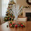 Crystal-Like Christmas Tree Pendants Silver Lollipop Round 5