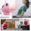 Space Heater Ceramic Fast Heating Simulation Flame Pink 6