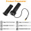 Electric Bicycle Throttle Grip Kit ABS PVC 12V-72V 8