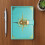 A5 Password Notebook with Lock Imitation Leather Vintage 1