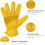 Leather Work Gloves Cowhide Puncture Cut Resistant 2
